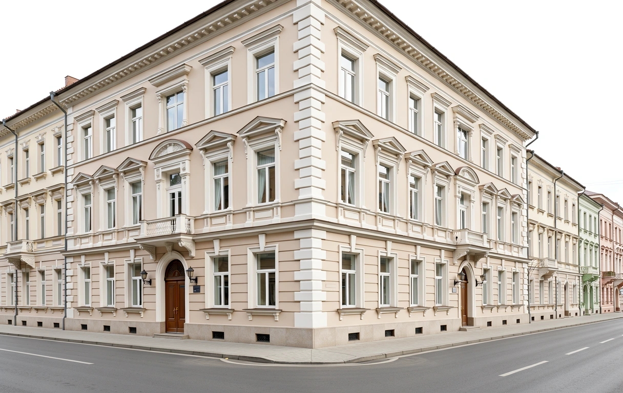 Екстериор на сградата в Русе